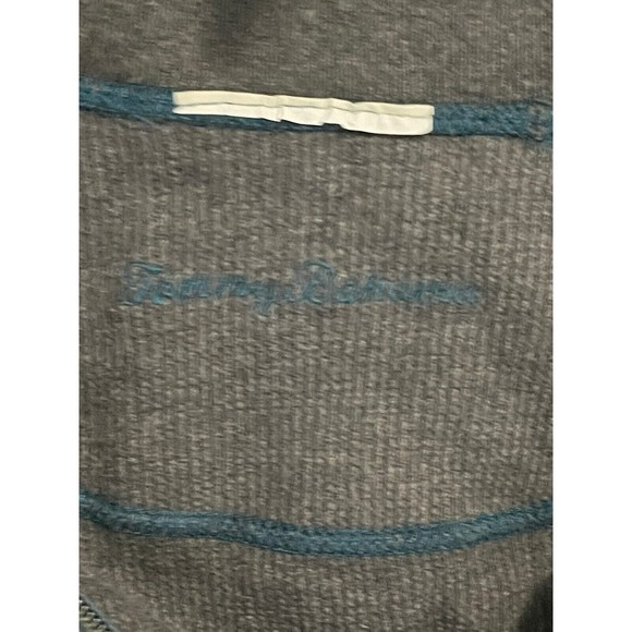 Tommy Bahama Men’s Blue / Gray Flipsider Half Zip‎ Reversible Pullover-Size XL - Picture 5 of 8